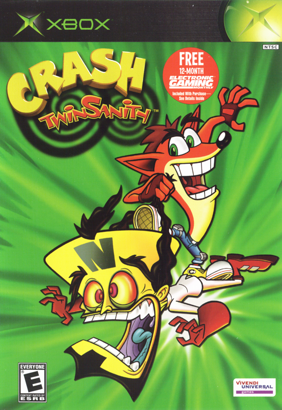 Crash Twinsanity box art for Xbox